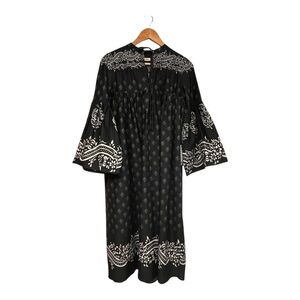 Warm Print Midi Dress in light cotton NWT